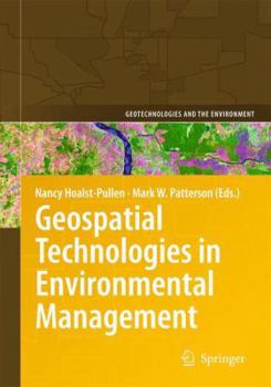 Paperback Geospatial Technologies in Environmental Management Book