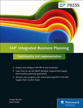 Hardcover SAP Integrated Business Planning: Functionality and Implementation Book