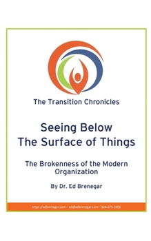 Paperback Seeing Below The Surface of Things: The Brokenness of the Modern Organization Book