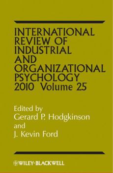 Hardcover International Review of Industrial and Organizational Psychology 2010, Volume 25 Book