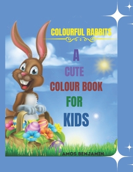 Paperback White rabbit color book(cute colorful drawings) Book