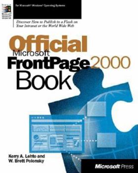 Paperback Official Microsoft FrontPage 2000 Book