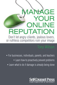 Paperback Manage Your Online Reputation Book