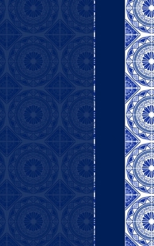 Hardcover (Revised) Fancy Blue Print Password Notebook Book