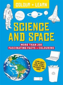 Paperback Colour + Learn: Science and Space Book