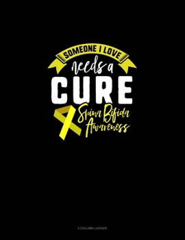 Paperback Someone I Love Needs A Cure Support Spina Bifida Awareness: 3 Column Ledger Book