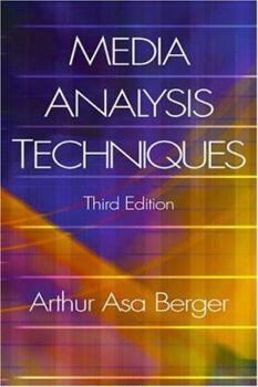 Paperback Media Analysis Techniques Book