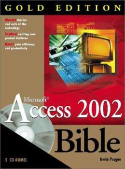 Hardcover Access 2002 Bible [With CDROM] Book