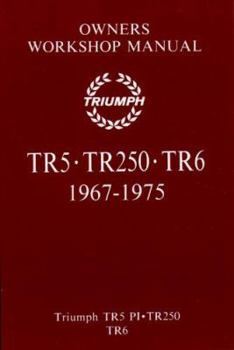 Paperback Triumph Tr5 TR250 TR6 Owners W Book