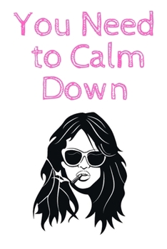 Paperback You Need to Calm Down Notebook: Taylor Swift Composition Journal, College Ruled Blank Lined Designer Notebook Journal Book