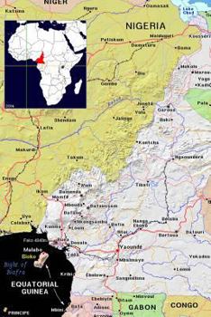 A Color Map of the Nation Cameroon in Africa Journal : Take Notes, Write down Memories in This 150 Page Lined Journal