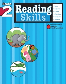 Paperback Reading Skills: Grade 2 (Flash Kids Harcourt Family Learning) Book
