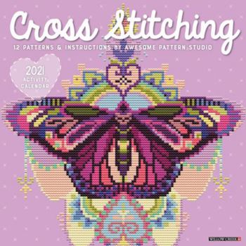 Calendar Cross Stitching 2021 Wall Calendar Book