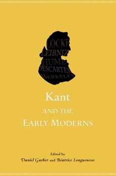 Paperback Kant and the Early Moderns Book