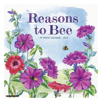 Calendar Reasons to Bee 2025 12 X 12 Wall Calendar Book