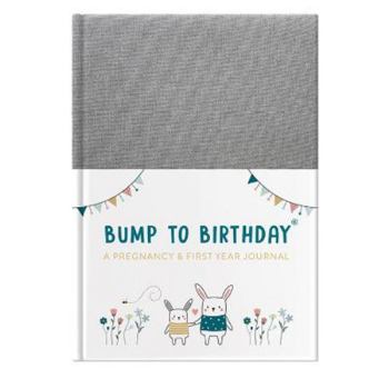 Hardcover Bump To Birthday - Pregnancy & First Year Journal (Foil And Fabric) - an award-winning journal / diary to help you hold onto memories of the growing ... year with your baby (Journals of a Lifetime) Book