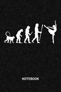 NOTEBOOK: Ballet Dancer Note Book Grid-lined 6x9 - Dancing Journal A5 Gridded - Dance Couple Planner Ballet Show 120 Pages SQUARED - Dance Performance ... Soft Cover - Dance Partner Birthday Present