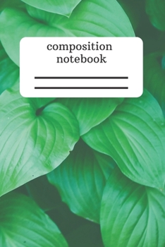 Paperback Composition Notebook: Simple Notebook - Take Note - Journal - Diary - Gift (110 Pages, Lined, 6 x 9) Book