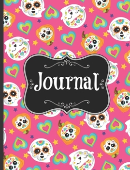 Paperback Journal: Sugar Skull Notebooks for Kids - Sketch Paper - Book