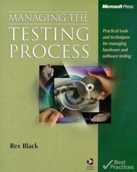 Paperback Managing the Testing Process Book