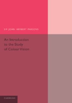 Paperback An Introduction to the Study of Colour Vision Book