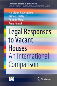 Paperback Legal Responses to Vacant Houses: An International Comparison Book