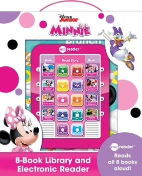 Hardcover Disney Junior Minnie: Me Reader Electronic Reader and 8-Book Library Sound Book Set [With Other and Battery] Book
