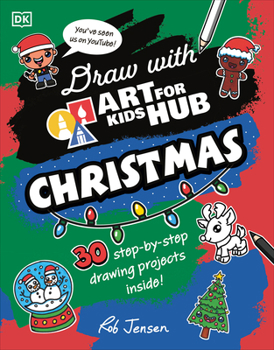 Paperback Draw with Art for Kids Hub Christmas Book