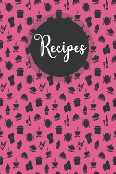 Paperback Recipes: My recipe book to write in make your own cookbook . Book