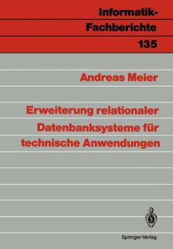 Paperback Erweiterung Relationaler Datenbanksysteme Für Technische Anwendungen [German] Book