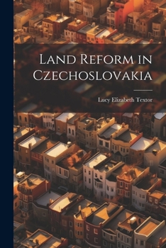 Paperback Land Reform in Czechoslovakia Book