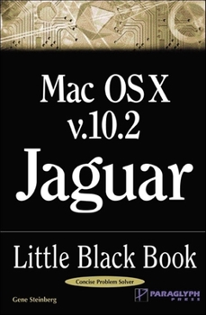 Paperback Mac OS X Version 10.2 Jaguar Little Black Book