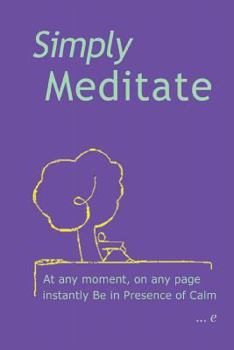 Paperback Simply Meditate Book