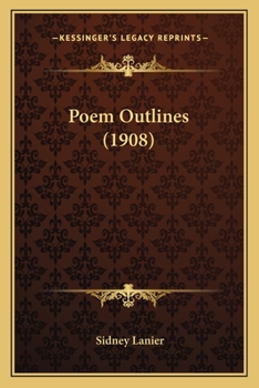 Paperback Poem Outlines (1908) Book