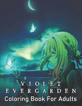 Paperback violet evergarden Coloring Book for adults Book