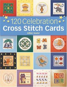 Hardcover 120 Celebration Cross Stitch Cards Book