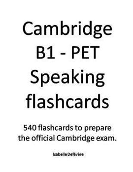 Paperback Cambridge B1 - PET Speaking flashcards Book