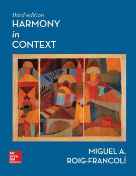 Hardcover Mhe High School Harmony in Context Book