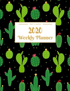 Weekly Planner 2020: Year At A Glance And Vertical Dated Pages 8.5 x 11 inches 120 pages