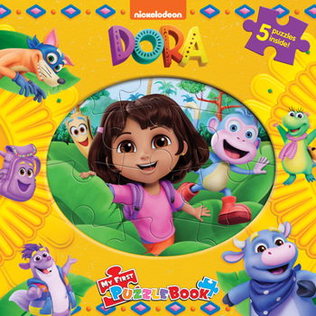 Hardcover Nick Dora My First Puzzle Book