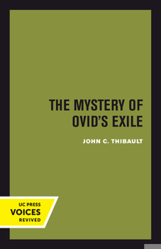 Paperback The Mystery of Ovid's Exile Book