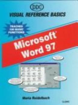 Hardcover Visual Reference For Microsoft Word 97 Book