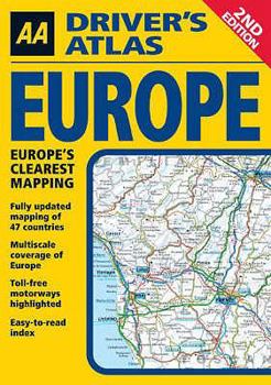 Paperback Driver's Atlas Europe (Aa Atlases and Maps) Book