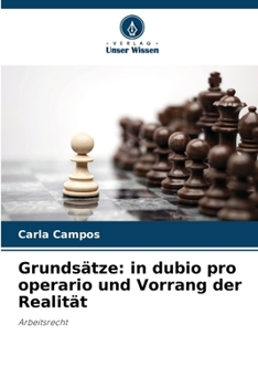 Paperback Grundsätze: in dubio pro operario und Vorrang der Realität [German] Book