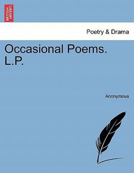 Paperback Occasional Poems. L.P. Book