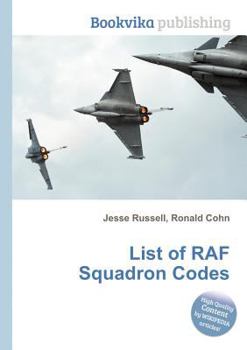 Paperback List of RAF Squadron Codes Book