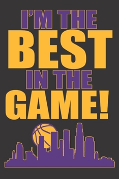 Paperback I'm the Best in the Game: 6x9 inch - lined - ruled paper - notebook - notes Book