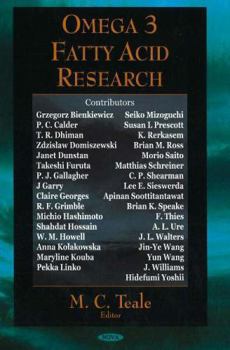Hardcover Omega 3 Fatty Acid Research Book