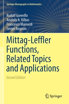 Paperback Mittag-Leffler Functions, Related Topics and Applications Book