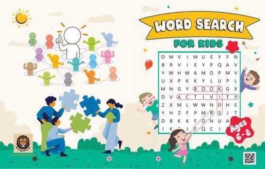 Word Search Activity Book for Kids, Ages 6-8: Fun Diverse Themes: Animal Halloween, Autumn, Winter, Christmas | Large Print Word Search Puzzles for ... Games (Search and Find) Book for Children.